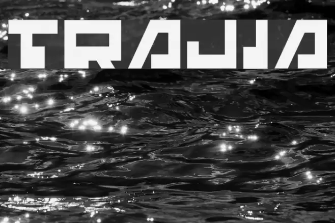 Trajia Шрифта examples