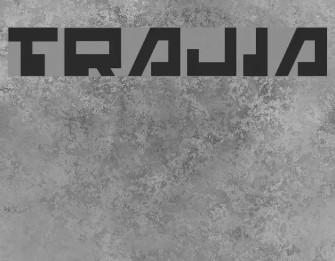 Trajia Шрифта examples