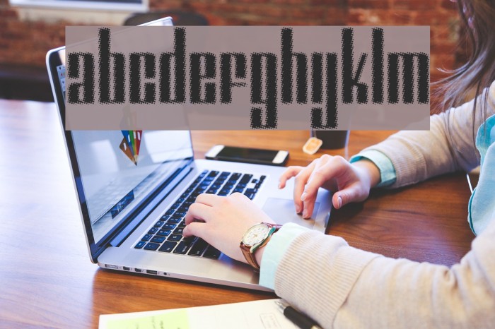 Trajma Font examples