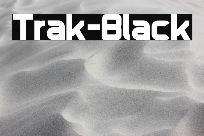 Trak-Black Example 1