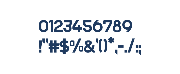 Trak-Bold Other Characters