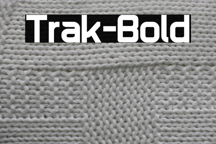 Trak-Bold Example 3