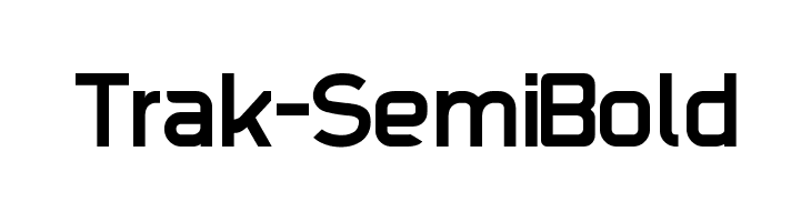 Trak-SemiBold  لخطوط تنزيل