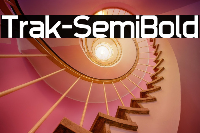 Trak-SemiBold Example 1