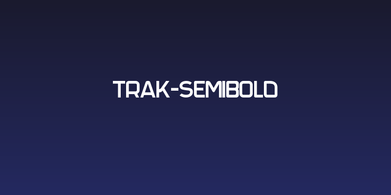 Trak-SemiBold Social Header
