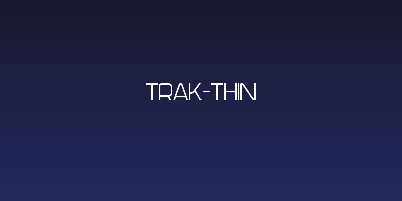 Trak-Thin Social Header