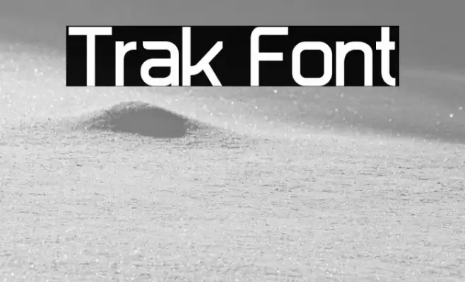 Trak Font examples