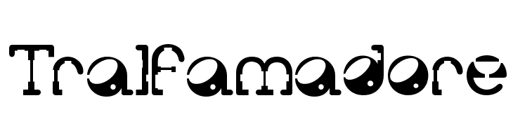 Tralfamadore  font caratteri gratis