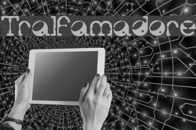 Tralfamadore Font examples