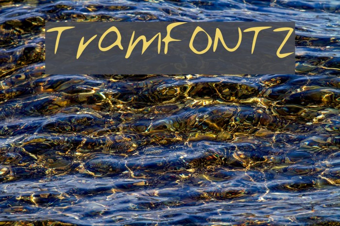 Tram_FONT_2 Font examples
