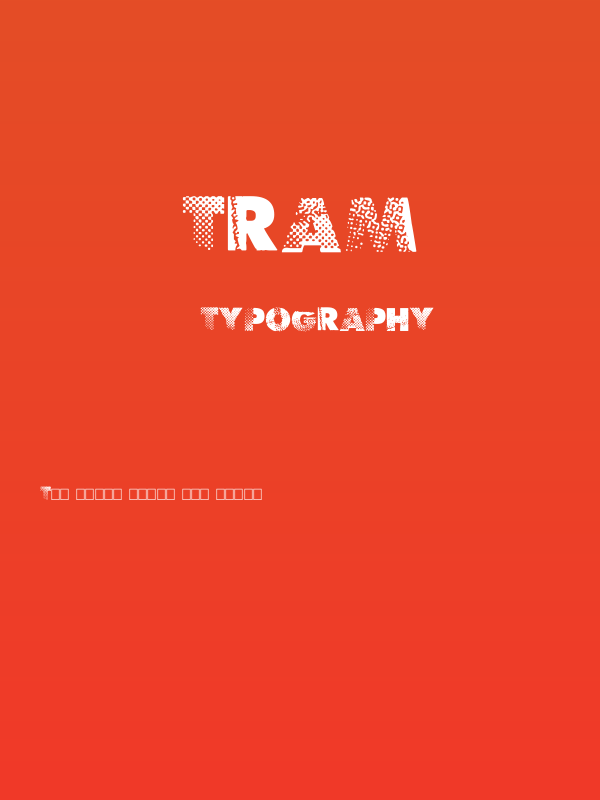 Tram Poster