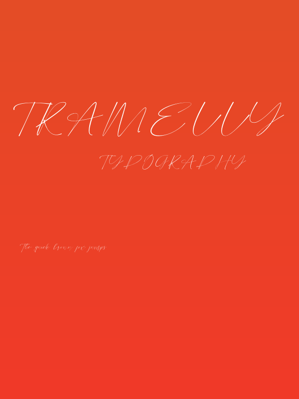 Tramelly Poster