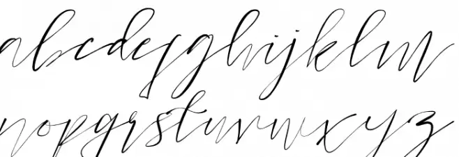 Tramelly Font Litere mici