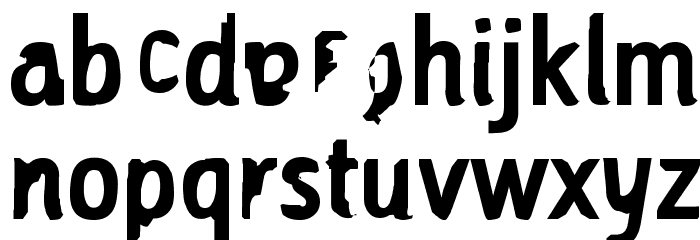 TrampaIntePåMinKuk Slyna Font LOWERCASE