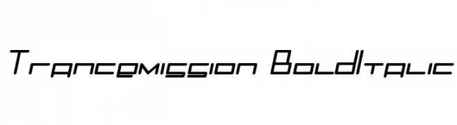 Trancemission BoldItalic  les polices de caractères gratuit tlcharger