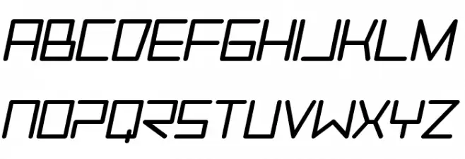 Trancemission BoldItalic Schriftart Groß