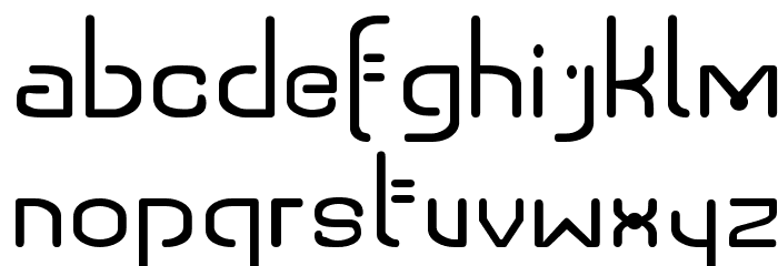 Trancet Normal Font LOWERCASE