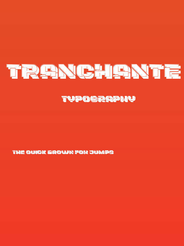 Tranchante Regular Poster