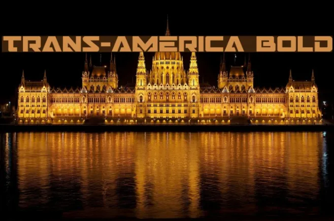 Trans-America Bold Example 3