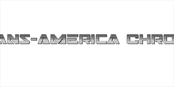 Trans-America Chrome Logo