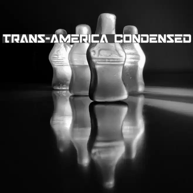 Trans-America Condensed Font examples