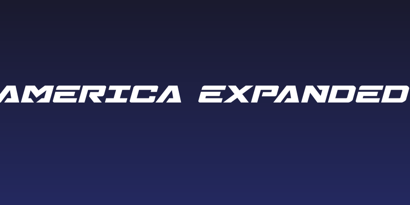 Trans-America Expanded Italic Social Header