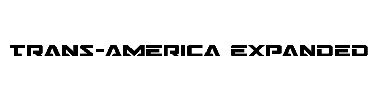 Trans-America Expanded  Frei Schriftart Herunterladen