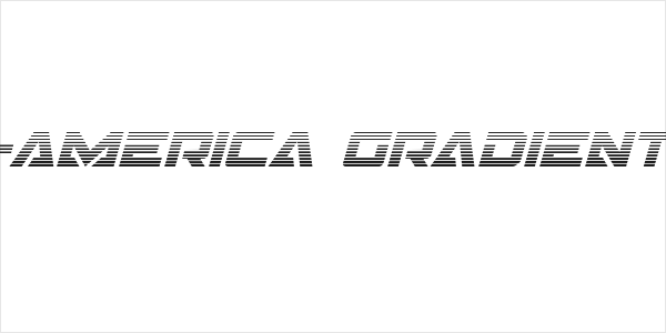 Trans-America Gradient Italic Logo