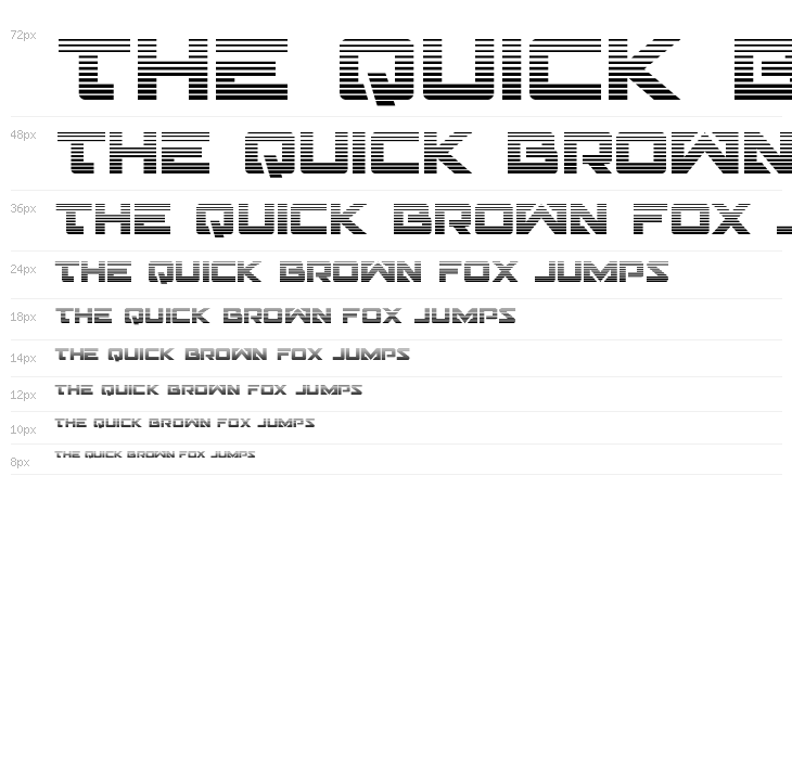 Trans-America Gradient Waterfall