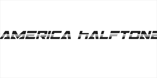 Trans-America Halftone Italic Logo