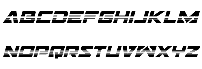 Trans-America Halftone Italic Font LOWERCASE