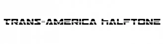 Trans-America Halftone  Frei Schriftart Herunterladen