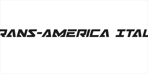 Trans-America Italic Logo