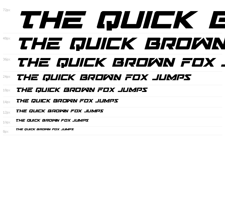 Trans-America Italic Waterfall