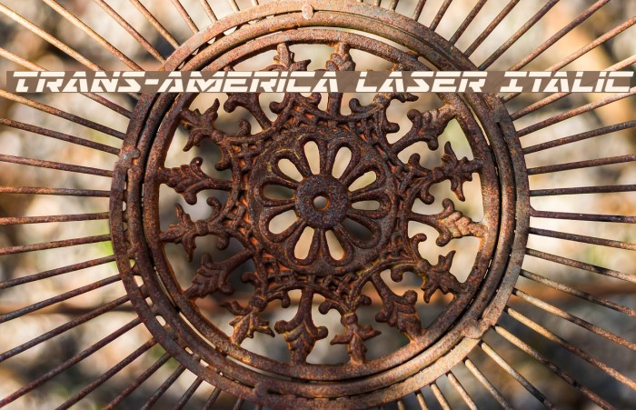 Trans-America Laser Italic Example 3