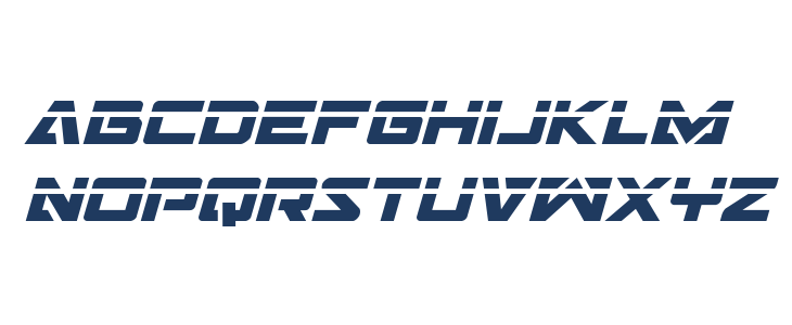 Trans-America Laser Italic Lowercase