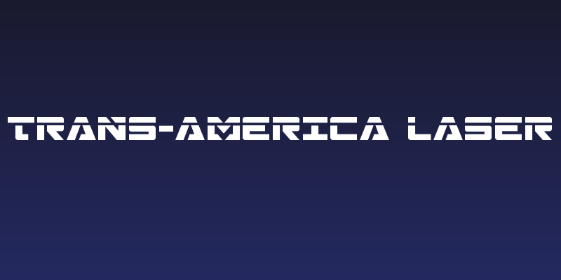 Trans-America Laser Social Header
