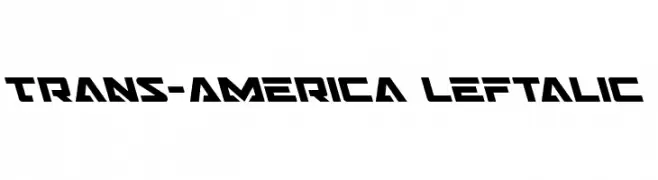 Trans-America Leftalic  Fuentes Gratis Descargar
