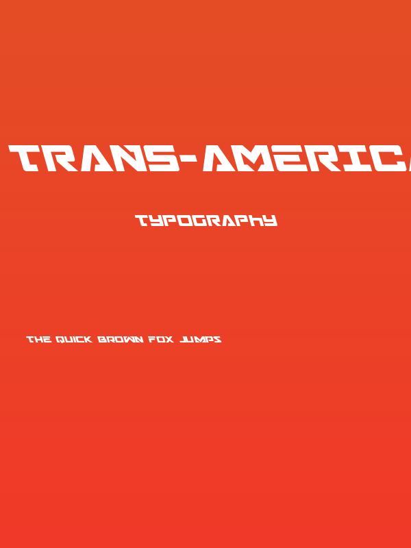 Trans-America Leftalic Poster