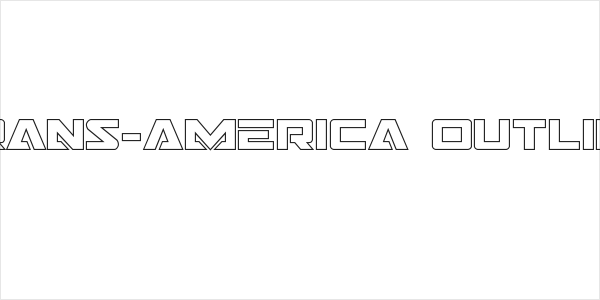 Trans-America Outline Logo