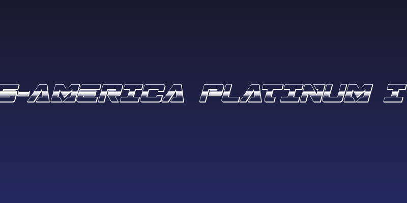 Trans-America Platinum Italic Social Header