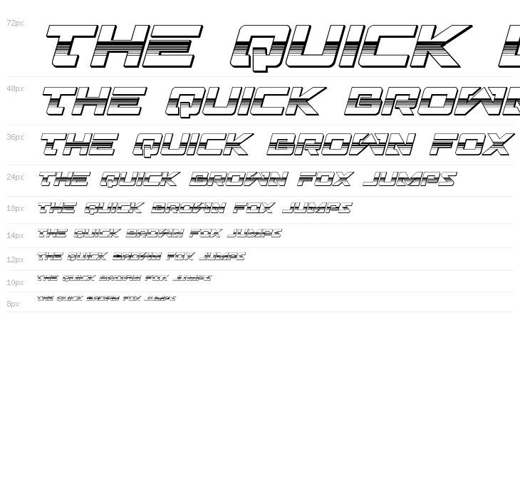 Trans-America Platinum Italic Waterfall