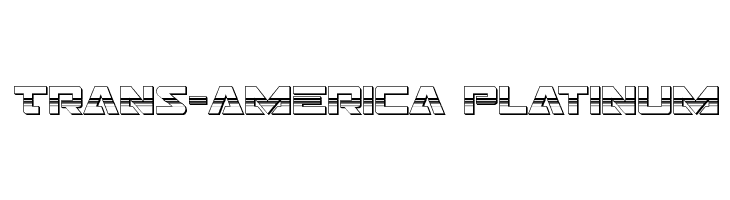 Trans-America Platinum  les polices de caractères gratuit tlcharger