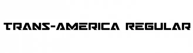 Trans-America Regular  Frei Schriftart Herunterladen