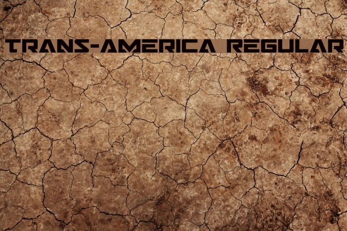 Trans-America Regular Example 1