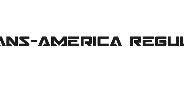 Trans-America Regular Logo