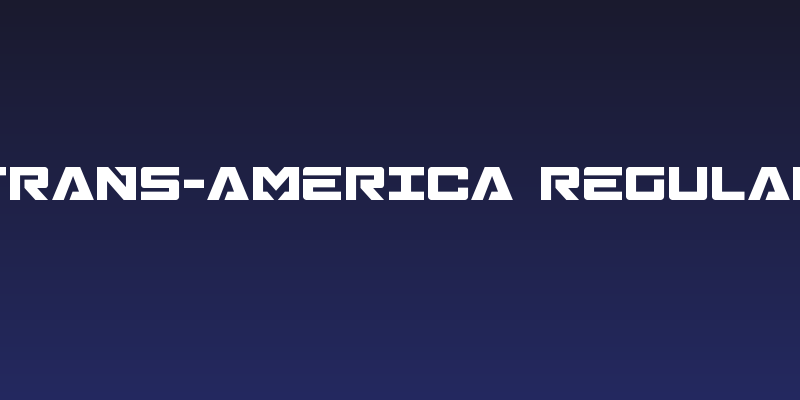 Trans-America Regular Social Header