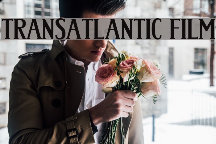 Trans-Atlantic Film Font examples