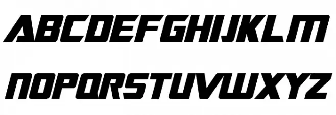 TransRobotics Bold Italic Schriftart Groß