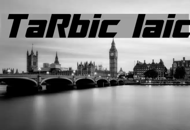 TransRobotics Italic Font examples